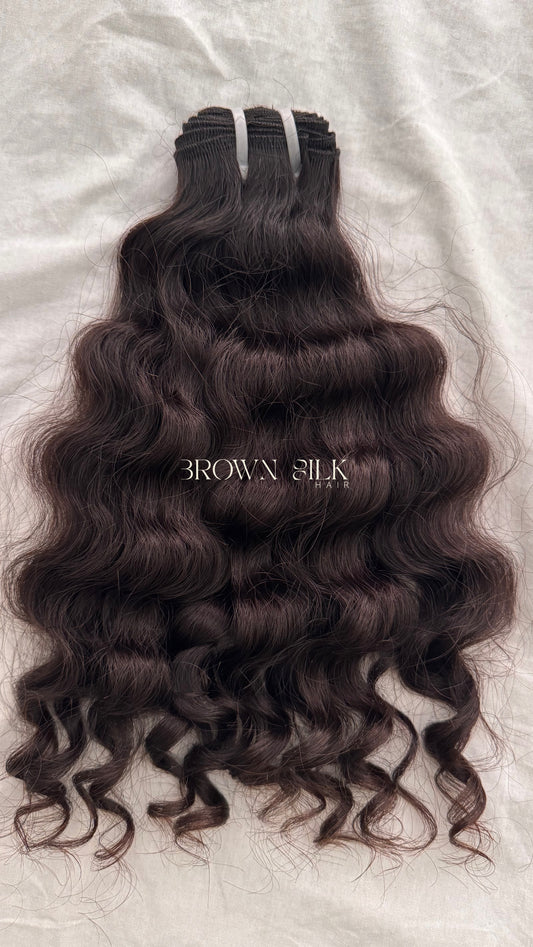 Raw Indian Curly Hair Bundles - Single