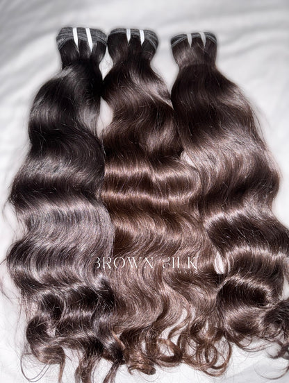 Raw Filipina Natural Wavy Hair Bundles - Single