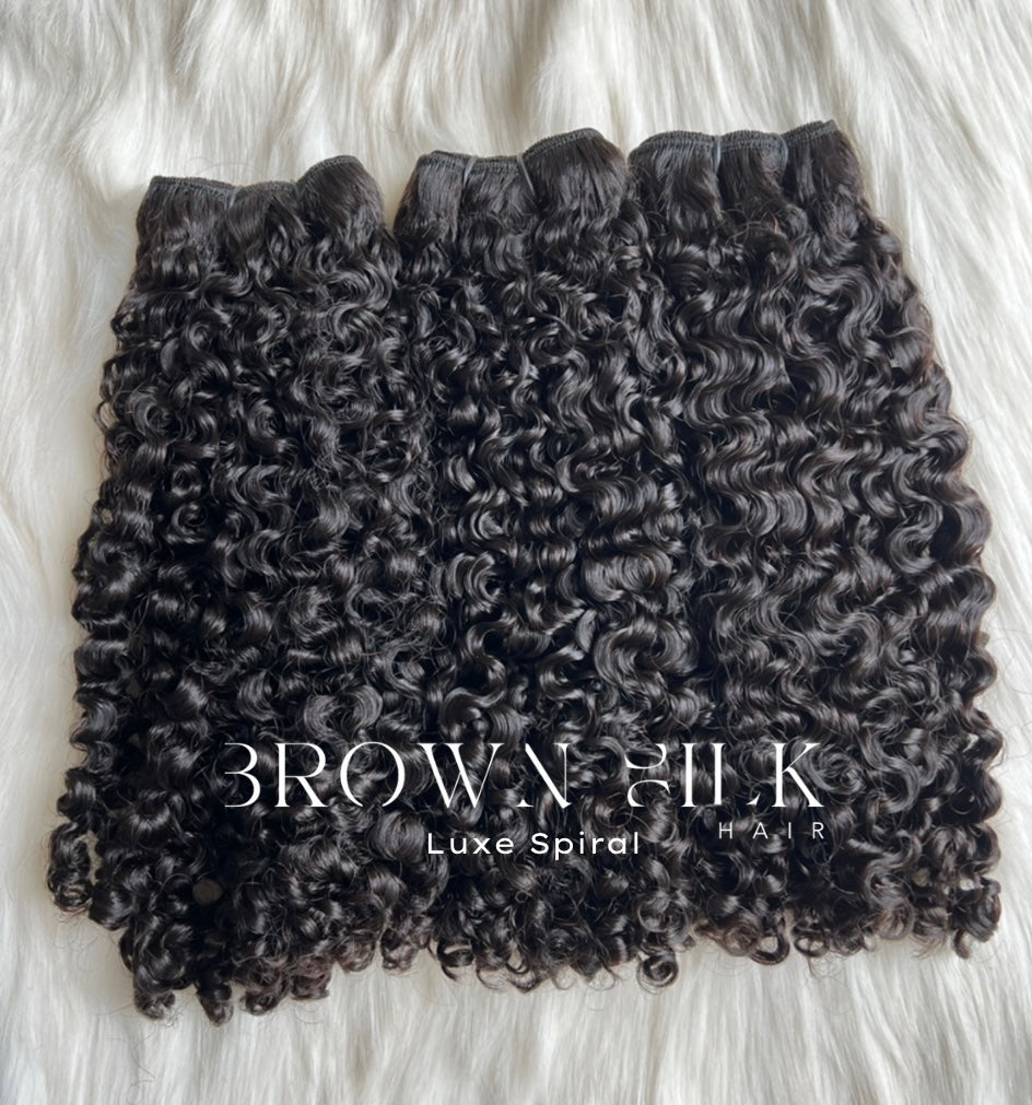 Luxe Spiral – 3A/3B Curly Hair Bundles in Virgin Human Hair