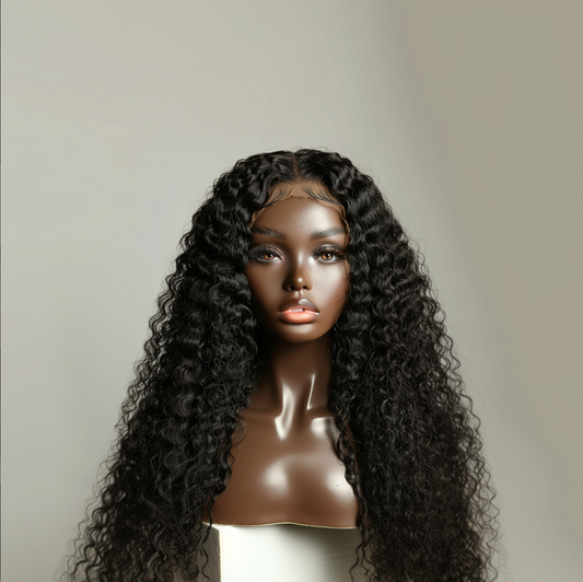 Luxury Burmese Curly/Deep Wave HD Pre-made 13 x 6 Virgin Frontal Wig