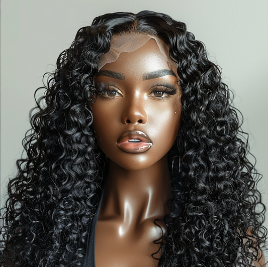 Luxury HD 6x6 Burmese Curly Pre-Made Wig