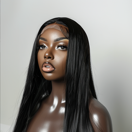 Luxury Straight Pre-Made HD 6x6 Closure Wig unit